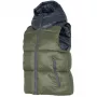 4F dames kaki gewatteerd bodywarmer H4Z22 KUDP004 43S maat S