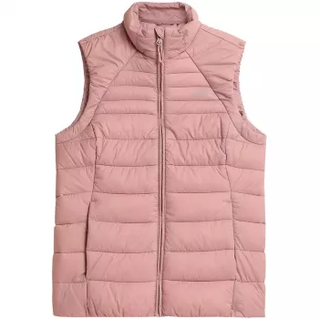 4F dames gestepte bodywarmer lichtroze H4Z21 KUDP001 56S maat S