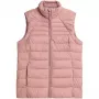 4F dames gestepte bodywarmer lichtroze H4Z21 KUDP001 56S maat S