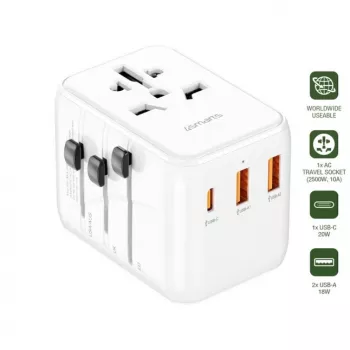 4SMARTS Nomad wereldstekkeradapter 20W
