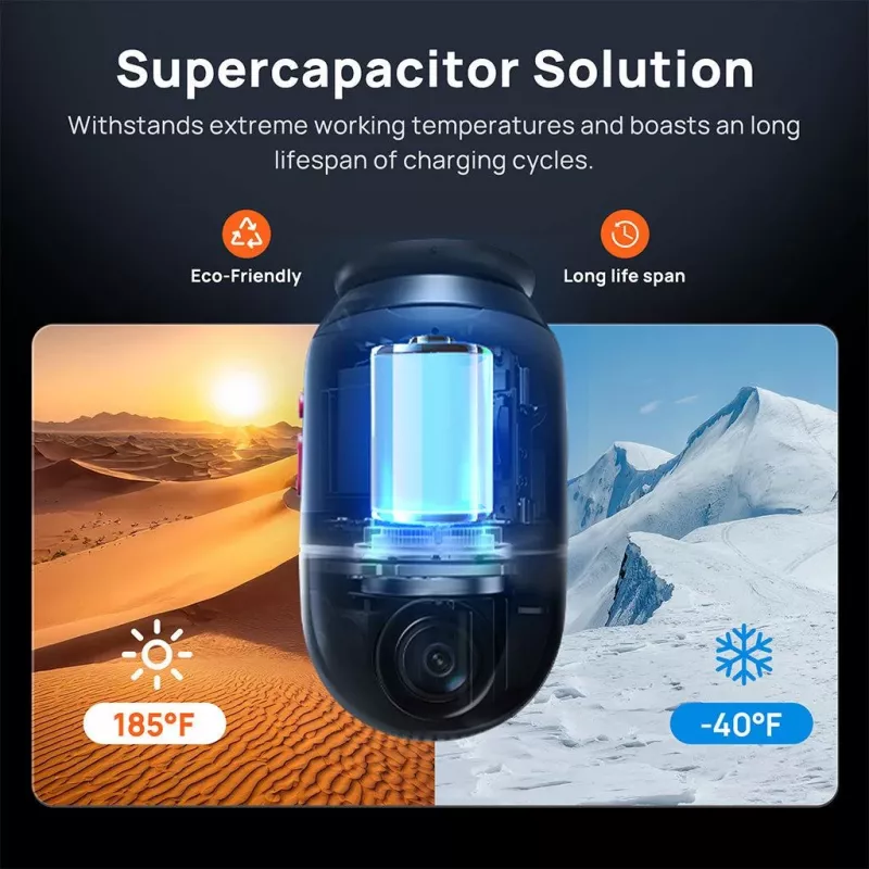 70mai dashcam 4K Omni X800 zwart