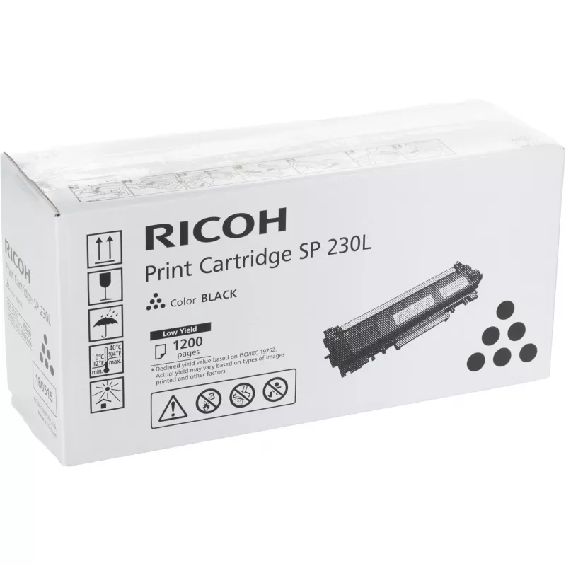 Ricoh 408295 SP 230L tonercartridge, 1200 pagina's, zwart