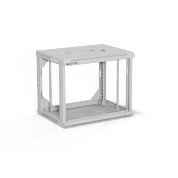 A-LAN ALANTEC 19 inch 9U 600x450 Wandbehuizing, Grijs
