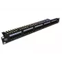 A-LAN Alantec PK012 patchpanel 1U 24-poorts RJ45 Cat.5e UTP zwart