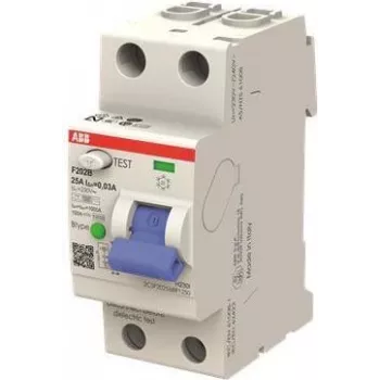 ABB F202B-1603 Type B aardlekschakelaar, 2-polig, 16 A, 30 mA, 230/400 V AC 2CSF202568R1160