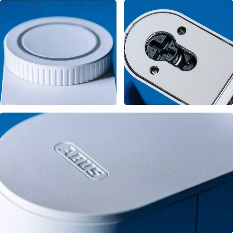 ABUS ABLO10000W draadloze deurslotmotor – opbouwmontage voor euro-profielcilinder, wit