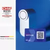 ABUS ABLO10000W draadloze deurslotmotor – opbouwmontage voor euro-profielcilinder, wit
