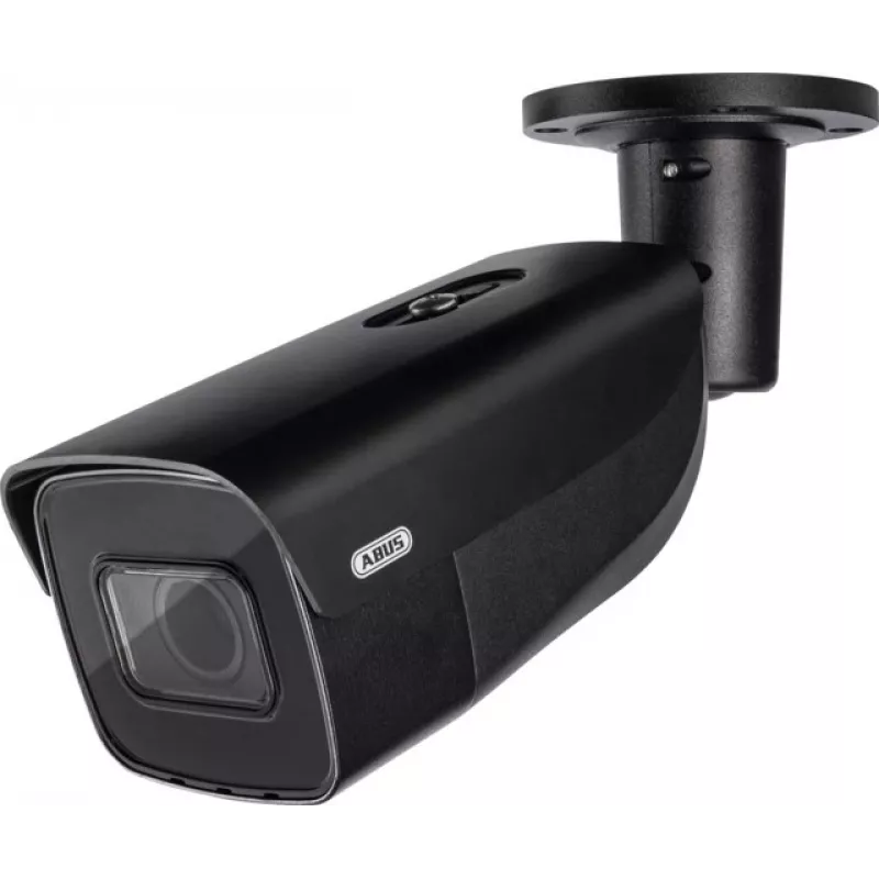 ABUS IPCB68621 IP-tubecamera, 8 MP 4K (3840x2160), 2,8–12 mm varifocale lens, voor binnen en buiten, zwart