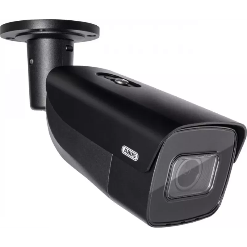 ABUS IPCB68621 IP-tubecamera, 8 MP 4K (3840x2160), 2,8–12 mm varifocale lens, voor binnen en buiten, zwart