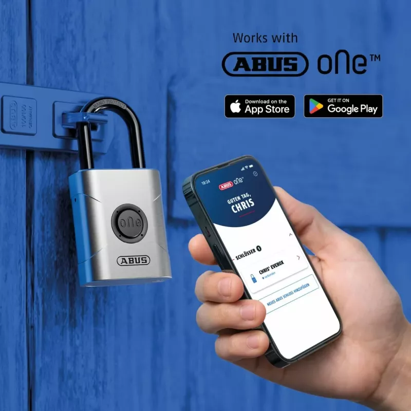 ABUS Security-Center ABEO10010 Bluetooth hangslot, zilver