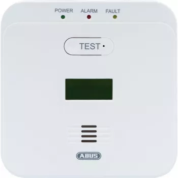 ABUS Security-Center COWM510 koolmonoxidemelder met LCD-display – wit (EN 50291-1)