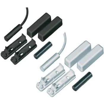 ABUS Security-Center MK2000W Bedrade magneetcontact voor deuren en ramen, 5m kabel, Wit