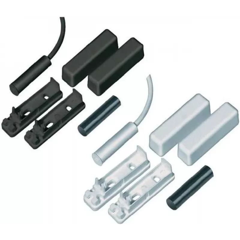 ABUS Security-Center MK2000W Bedrade magneetcontact voor deuren en ramen, 5m kabel, Wit