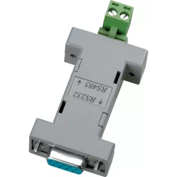 ABUS TV8469 RS232 naar RS485 interfaceconverter, DB9, busgevoed, 115,2 kbps, 1200 m, zwart