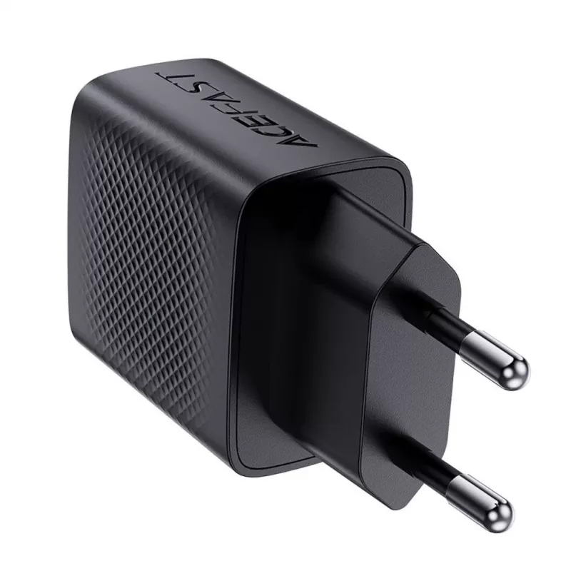 ACEFAST A82 GaN USB-C PD 20W wandlader - zwart