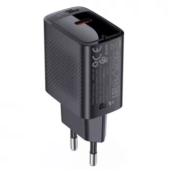 ACEFAST A82 GaN USB-C PD 20W wandlader - zwart