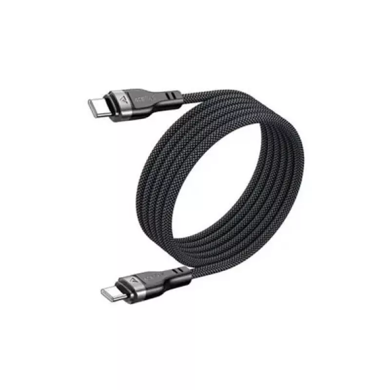 Acefast C11-03 3in1 USB-C naar USB-C-kabel 100W 480Mbps 1,2m zwart