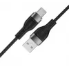 ACEFAST C11-04 USB-A naar USB-C 3A Magnetische Gevlochten Kabel 1,2m Zwart