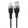 ACEFAST C11-04 USB-A naar USB-C 3A Magnetische Gevlochten Kabel 1,2m Zwart