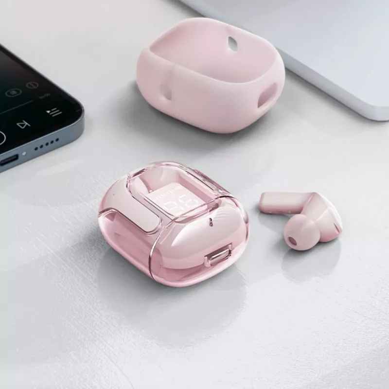 ACEFAST T6 TWS Bluetooth in-ear draadloze koptelefoon - lichtblauw