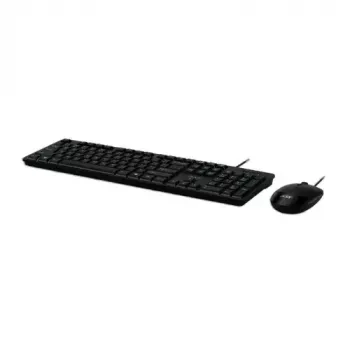 Acer AAK400 bedrade toetsenbord- en muisset - US-layout - zwart - retail pack