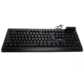 Acer AKW320 bedrade toetsenbord met smartcardlezer, US-International-layout, zwart