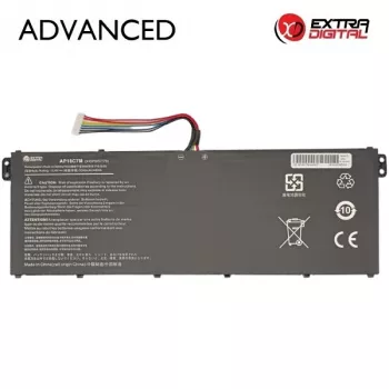 Acer AP18C7M 3200mAh Li-ion laptop-accu, 15,4 V, 4 cellen, zwart