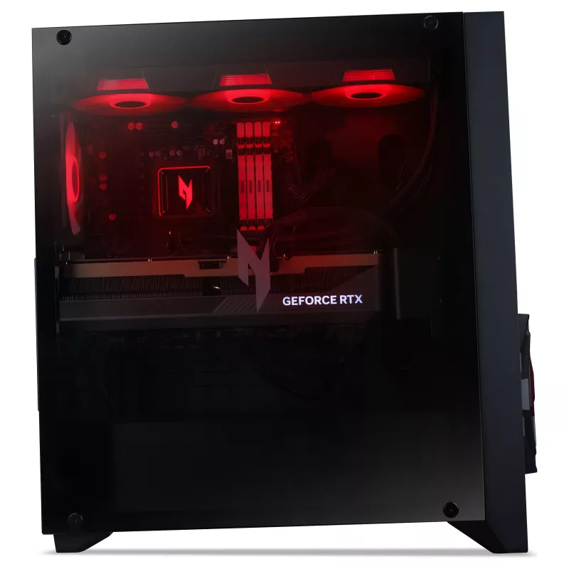 Acer Nitro 70 N70X3D-100 gaming-desktop-pc, AMD Ryzen 7 9800X3D, 32GB DDR5, 1TB SSD, RTX 5070, Windows 11 Home