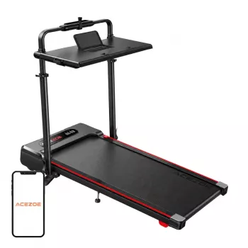 ACEZOE P20 opvouwbare elektrische loopband - 2,5-PS-motor, 12 km/h, LED-display, rood
