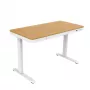 ACJ ACTIVEJET elektrisch in hoogte verstelbaar bureau 120x60 ET119S wit/eiken