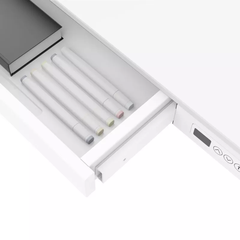ACJ ACTIVEJET elektrisch in hoogte verstelbaar bureau ET119S 120x60 cm wit