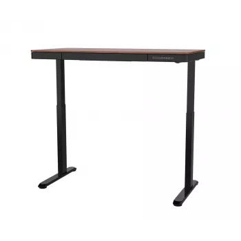 ACJ ACTIVEJET ET119S-CZ/O elektrisch in hoogte verstelbaar bureau 120x60 cm zwart/noot