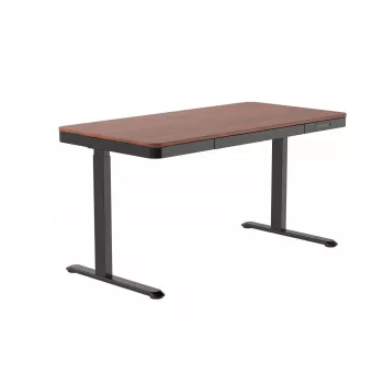 ACJ ACTIVEJET ET119S-CZ/O elektrisch in hoogte verstelbaar bureau 120x60 cm zwart/noot