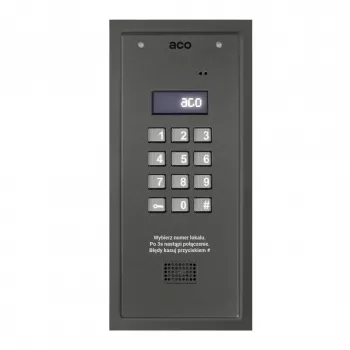 ACO CDNP7ACC ST (G3) digitale intercom master- & slave-bedieningseenheid