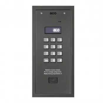 ACO CDNP7ACC ST (G3) digitale intercom master- & slave-bedieningseenheid