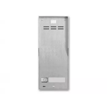 ACO FAM-P-1NPACC NT opbouw buitenpost met RFID-lezer voor 1 woning, zilver