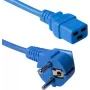 ACT 3m haakse Schuko-naar-C19 blauwe netkabel 16A 250V AK5174