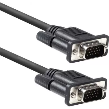 ACT AC3513 VGA-kabel 3 m stekker naar stekker zwart