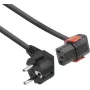 ACT AK5257 netkabel zwart 3 m CEE 7/7 naar C13 koppeling
