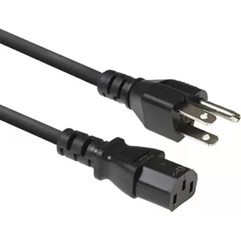 ACT AK5443 netkabel NEMA 5-15P naar IEC C13 1m zwart
