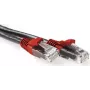 ACT zwarte 1m U/UTP CAT6A crossover patchkabel met RJ45-stekkers (IB6201)