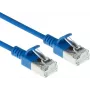 ACT blauwe 5m LSZH U/FTP CAT6A datacenter slimline patchkabel met RJ45-stekkers, snagless (DC7605)
