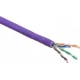 ACT Cat 6 U/UTP solid installatiekabel, LSZH, CPR Dca, 24AWG, violet, 305m (XS6003)