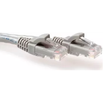 ACT grijze 5m LSZH U/UTP CAT6A patchkabel met RJ45-stekkers (IB1105)