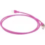 ACT roze 3m LSZH U/FTP CAT6A Datacenter Slimline patchkabel Snagless met RJ45 stekkers (DC7403)