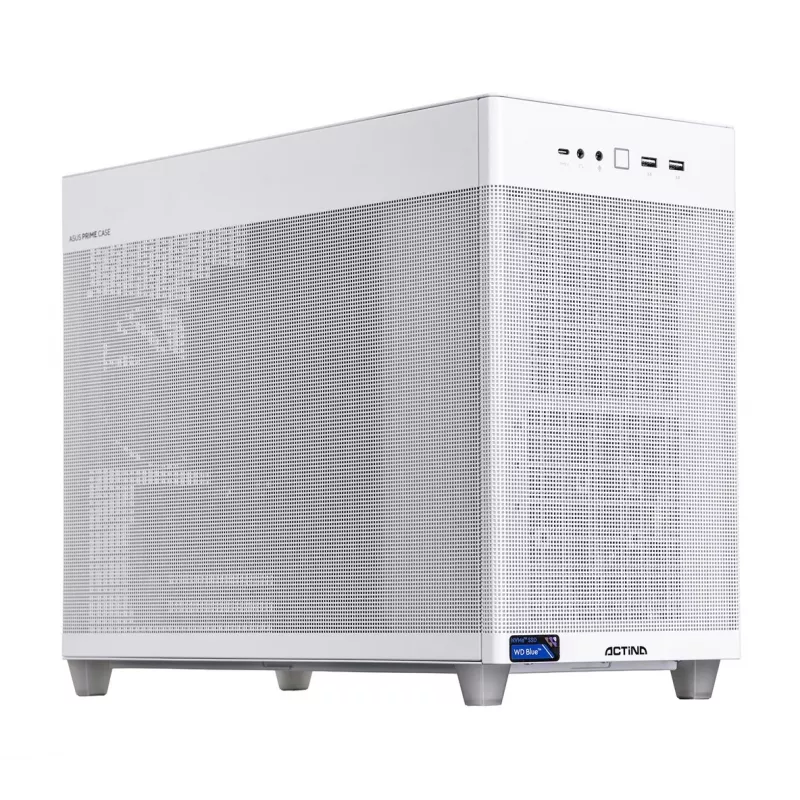 Actina pc AMD Ryzen 7 7800X3D 32 GB DDR5-SDRAM 1 TB SSD NVIDIA GeForce RTX 5070 Ti mini tower wit