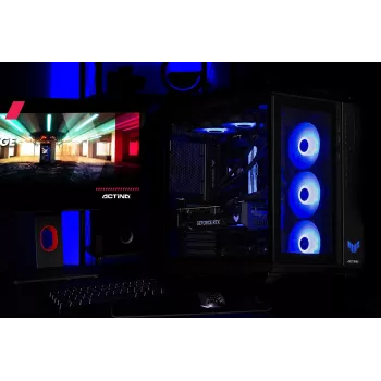 ACTINA PC AMD Ryzen 7 7800X3D 32 GB DDR5-SDRAM 2 TB SSD NVIDIA GeForce RTX 5090 Midi Tower zwart