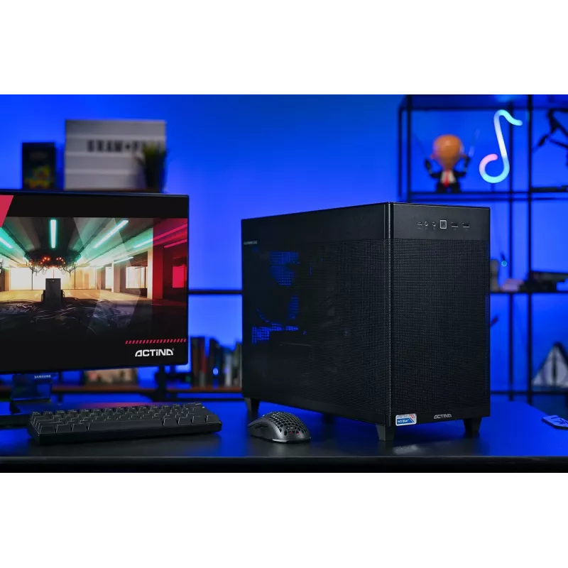 Actina PC AMD Ryzen 7 8700G 32 GB DDR5-SDRAM 1 TB SSD Mini Tower zwart