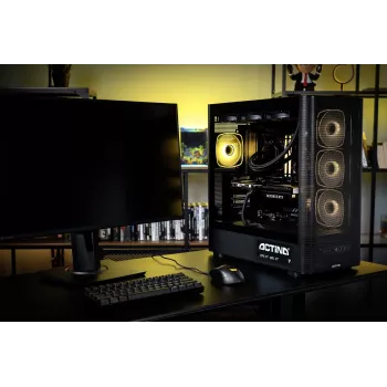 ACTINA pc AMD Ryzen 7 9850X3D 32 GB DDR5-SDRAM 2 TB SSD NVIDIA GeForce RTX 5090 Windows 11 Home Midi Tower zwart