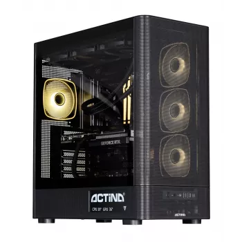 ACTINA pc AMD Ryzen 7 9850X3D 32 GB DDR5-SDRAM 2 TB SSD NVIDIA GeForce RTX 5090 Windows 11 Home Midi Tower zwart